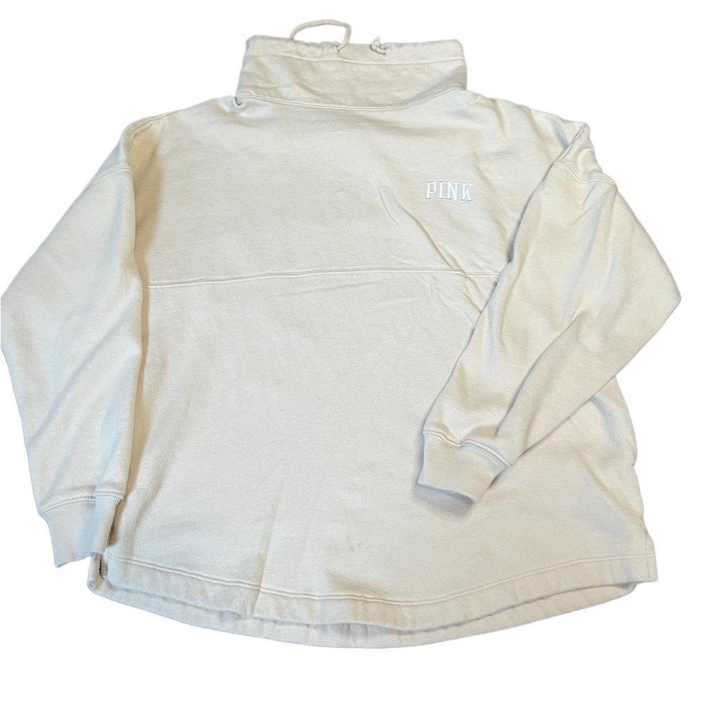 PINK half-zip sweatshirt - Picture 2 of 5